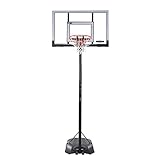 Lifetime 92410 - Ultrastarker Basketballkorb mit Ständer und Höhenverstellbar 127 x 2,5 x 84 | Integriertes Slam-It-System | Haltbarkeit und Widerstandsfähigkeit