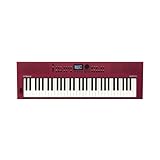 BOTMO Roland GO:KEYS 3 Music Creation Keyboard | 61 Tasten | ZEN-Core Engine mit über 1000 internen Sounds | Integrierte Stereolautsprecher | Bluetooth Audio/MIDI für Musikstreaming – Dark Red