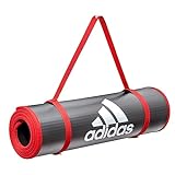 adidas Unisex Trainingsmatte, Rot,Einheitsgröße EU