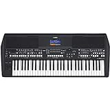 Yamaha PSR-SX600 Digital Keyboard, schwarz – Hochwertiges Digital Arranger Workstation Keyboard mit 850 authentischen Instrumentenklängen & DJ-Styles – 61 anschlagdynamische Tasten